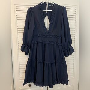 Blue dress